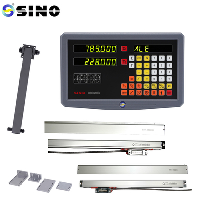 เครื่องอ่านค่าดิจิตอล SDS2MS 2 แกน พร้อม Linear Encoder AC 100-240V ระบบอ่านค่าดิจิตอล SINO SDS2MS อเนกประสงค์