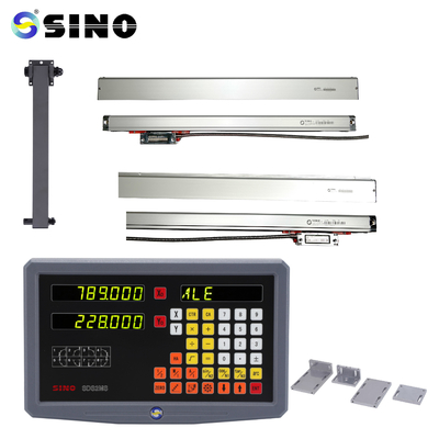 SINO SDS2MS การอ่านดิจิตอล 2 แกน มุมทางออปติก ลายเอ็นโคเดอร์ ความยาว 7-102 ซม สําหรับเครื่องบด