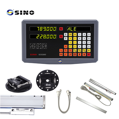 SINO ระบบอ่านดิจิทัล Lathe 2 แกน SDS2MS AC 100-240V มีหลายฟังก์ชันด้วยขนาดเส้นสําหรับเครื่อง lathes และเครื่องบด