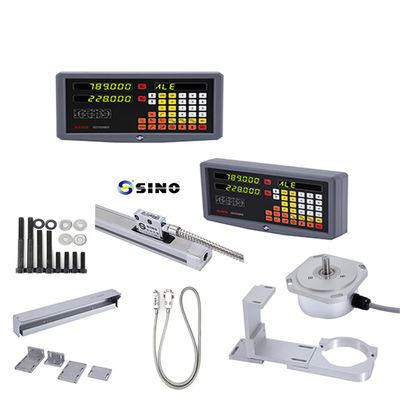 ระบบอ่านค่าดิจิตอล SINO SDS2MS อุปกรณ์มัลติฟังก์ชั่นสำหรับเครื่องกัดและเครื่องกลึง อินพุต AC 100-240V และ Linear Encoder