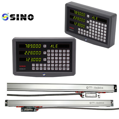 ราคาดี SINO SDS6-3V ชุดอ่านข้อมูลดิจิตอลสีเทา DRO 3 แกน 1um เครื่องมิลลิ่งสเกลเชิงเส้นแก้ว ออนไลน์
