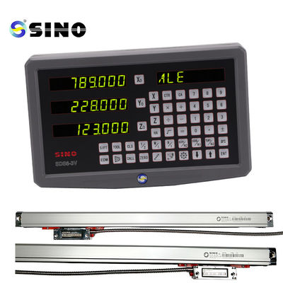 ราคาดี SINO SDS6-3V เครื่องหมุนเครื่องวัดขนาดเส้นแก้วด้วยเครื่องอ่านดิจิตอล DRO 3 Axis 1um ออนไลน์