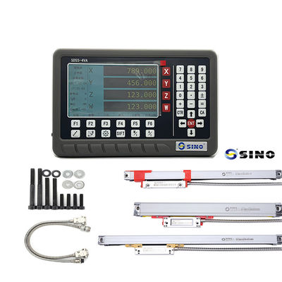 ราคาดี SINO SDS5-4VA มิเตอร์จอแสดงผลดิจิตอลพร้อมหน้าจอ LCD สี่แกน การอ่านค่าทั่วไปสำหรับโรงสีลาเทห์ ออนไลน์