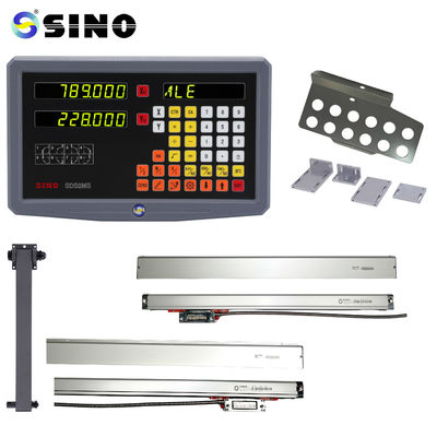 ชุด DRO SDS2MS ดิจิตอลรีดเอาท์ของ SINO Linear Magnetic Scale สำหรับเครื่องกัด 2 แกน