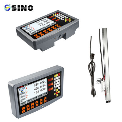 การควบคุมตําแหน่ง SINO 3 Axis DRO ระบบการอ่าน Linear Encoder เครื่องบดหมุนแม่นยํา OEM CE ROHS รับรอง 1 ปี